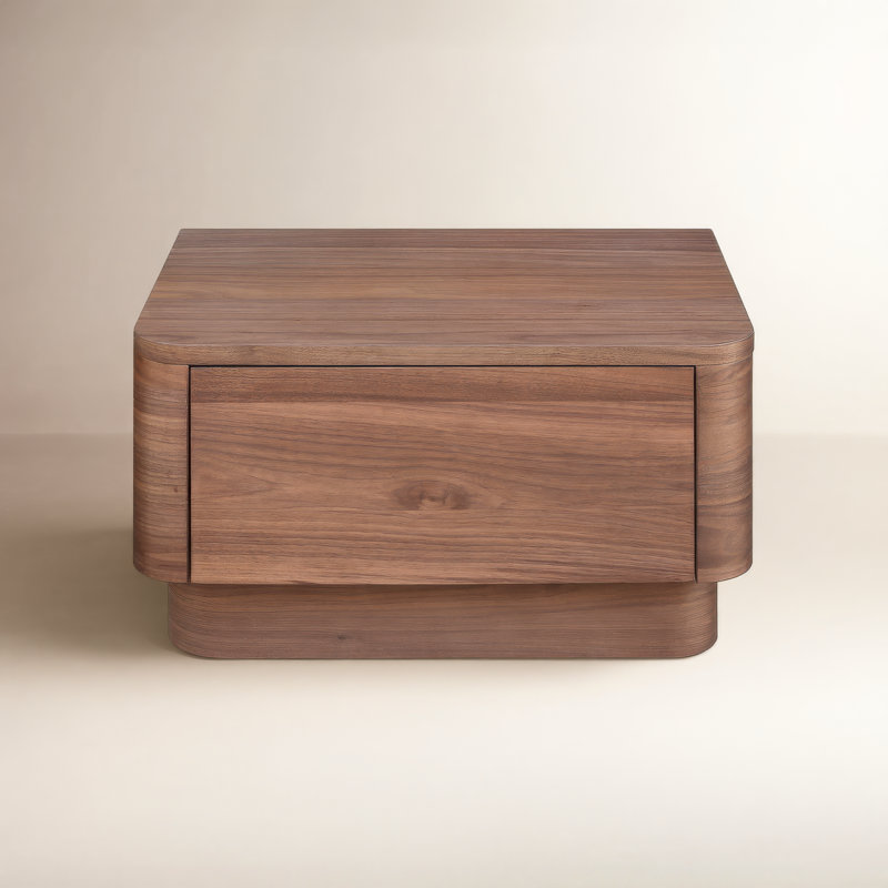 Mille 1 - Drawer Nightstand, Walnut