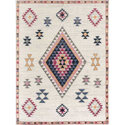 Bodrum Tribal Sahara Ivory Area Rug