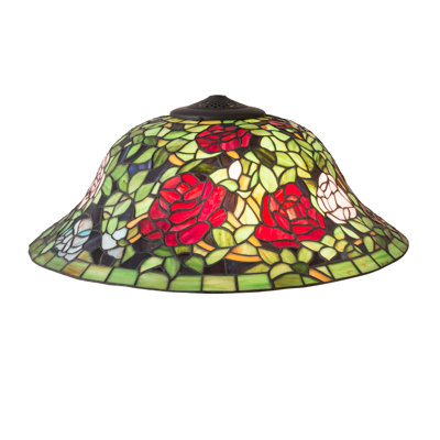Abat-jour rosier Tiffany de 20 po de largeur