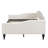 Full Size Upholstered Tufted Daybed, Beige
