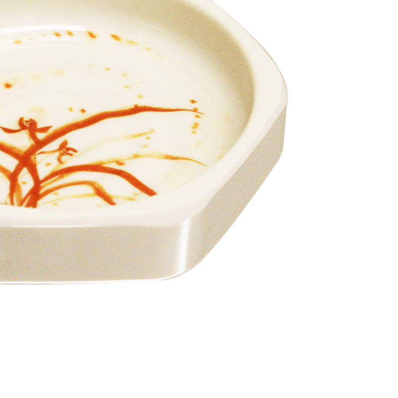 Desserte en mélamine orchidée