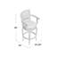 Tabouret de bar pivotant 29 po Aare-665545227-665545226