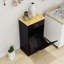 Armoire à ordures inclinable, 1 tiroir / 1 compartiment pour la cuisine - standard