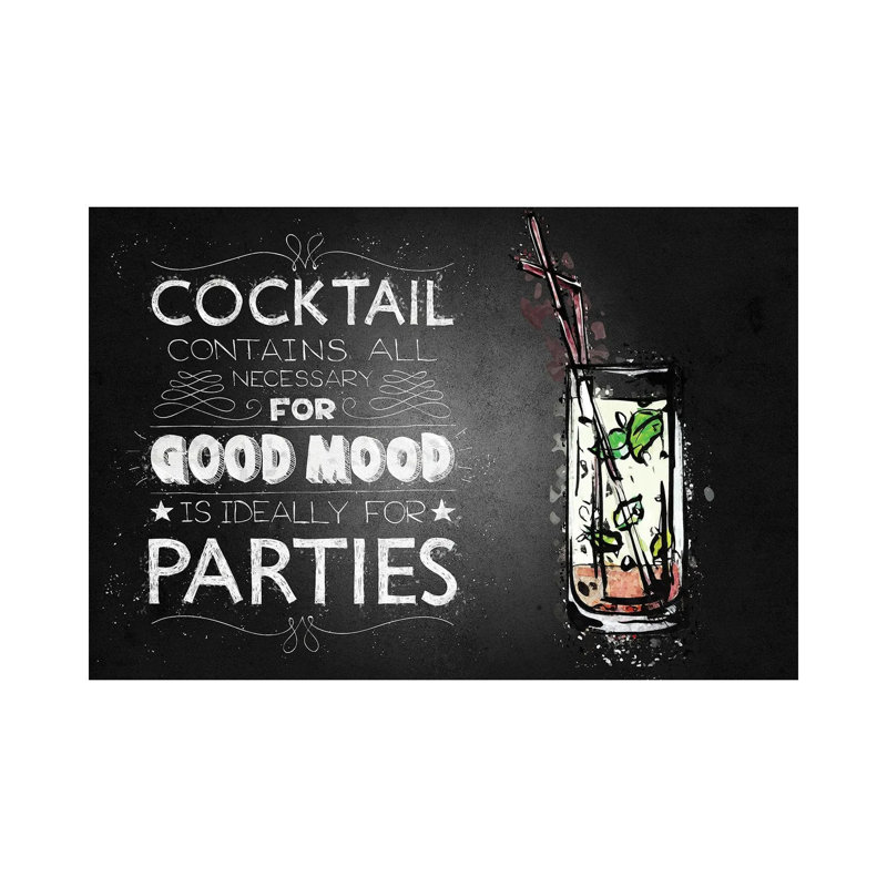 Mint Julep II 1 Piece Wrapped Canvas Wall Art, 30.48 cm H x 45.72 cm W