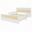 Structure de lit en rotin avec lumières DEL et tête de lit avec rangement-1232644366-1232644367