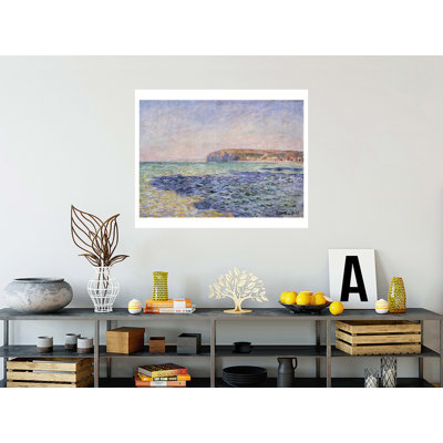 «Shadows on the Sea - The Cliff at Pourville» par Claude Monet - Estampe numérique