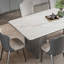 Table de salle à manger rectangulaire de luxe moderne et minimaliste-19811036