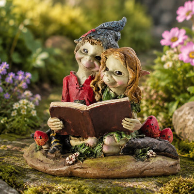 Eudora Fairies Weather Resistant UV Resistant Rust Resistant Plastic Garden Statue