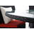 Nightingdale Mid-Century Modern 6 - Person Wicker Patio Dining Set with Round Table in Red and Black-1504859187