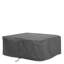 Outdoor Modular Sofa Malaga mauritius light grey - Ottoman