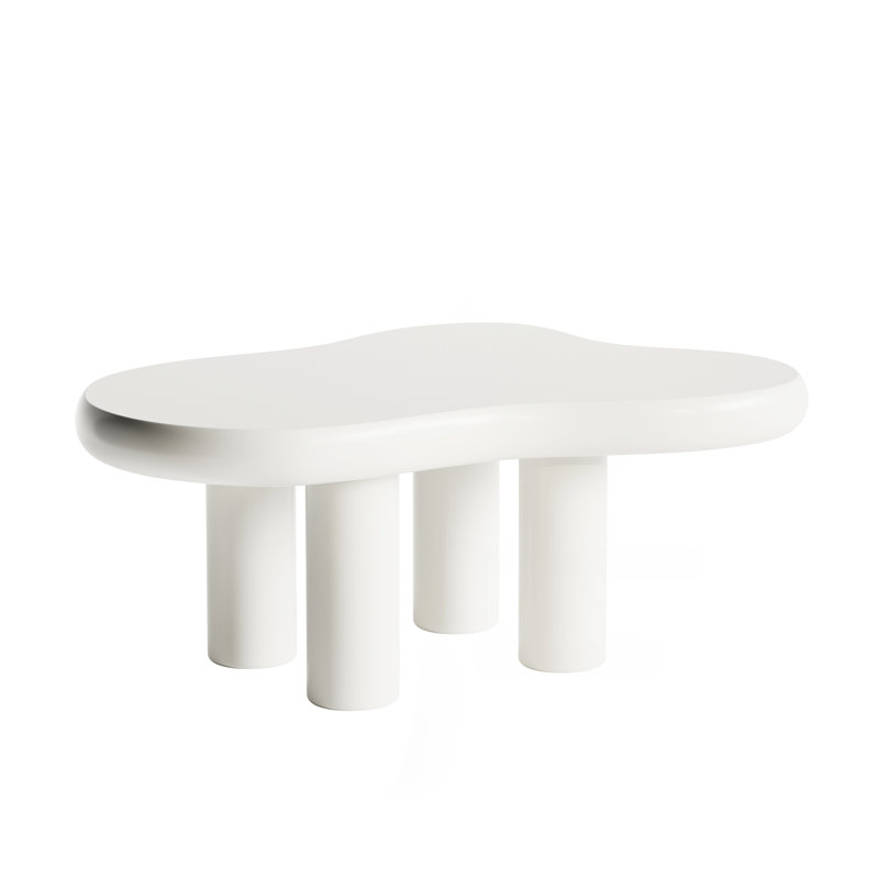 39.4" Cloud Coffee Table, Cream