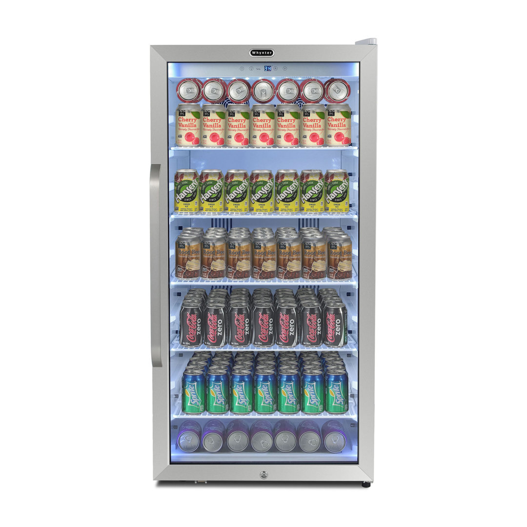 Whynter 8.1 cu.ft. 231 Cans Beverage Refrigerator with Superlit Door Whynter