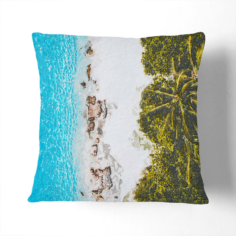 Square Throw Cushion, 40cm H x 40cm W x 15cm D, Black