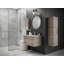 Ensemble de meuble-lavabo à simple cuve 30 "avec plateau en marbre Kato-1435667046