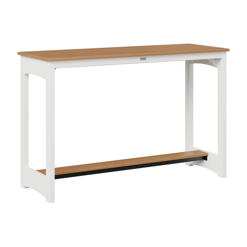 Table de bar Berlin Gardens, H 38,5 po x l 60 po x P 22 po, Teck naturel
