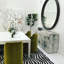 Lesley Round Solid Wood Mirror