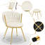 Dining Room Chairs, Kitchen Chairs, Living Room Chairs, With Metal Frame, Ergonomic, 360° Rotation, For Kitchen, Living Room, Balcony, Velvet Seat-1449839209-1469440720