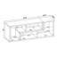 Console de télévision convertible et bibliothèque - blanc, idée de rangement asymétrique et panneau de particules fabriqué en option géométrique blanche, fabrication