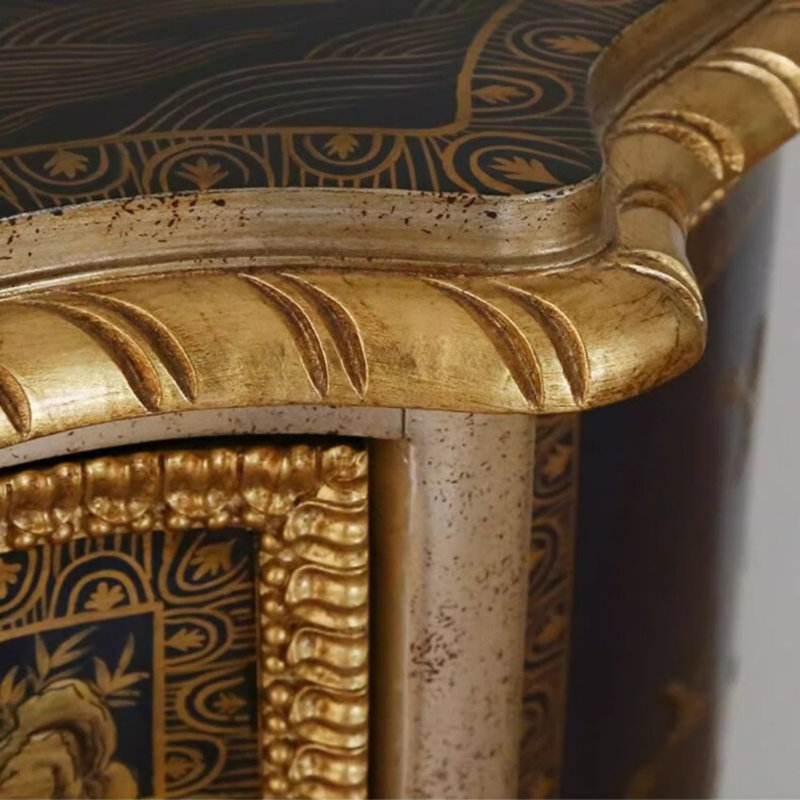Armoire d'entrée bleue rétro