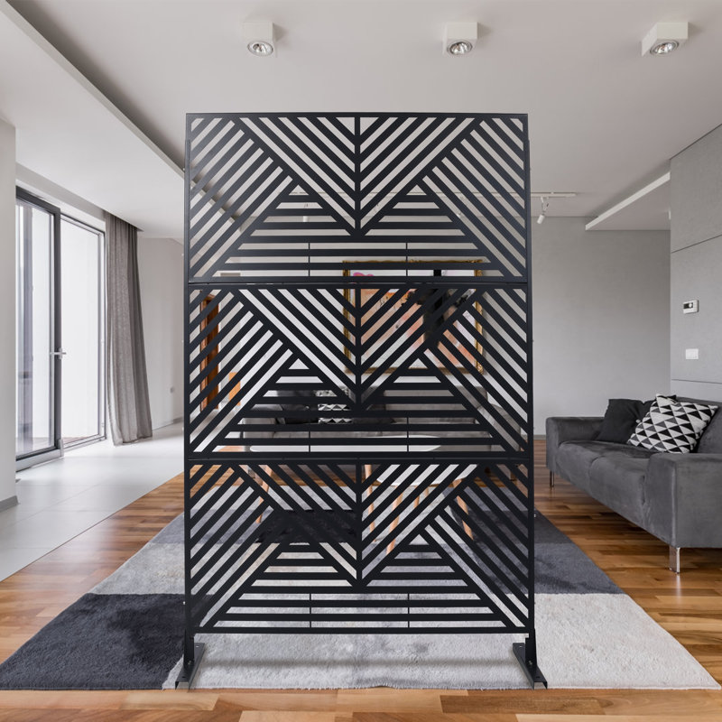 Écran d'intimité extérieur et intérieur, Noir