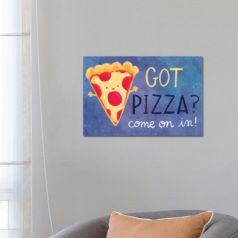 Got Pizza by Jessica Weible - Wrapped Canvas Print, 66.04 cm H x 45.72 cm W x 3.175 cm D