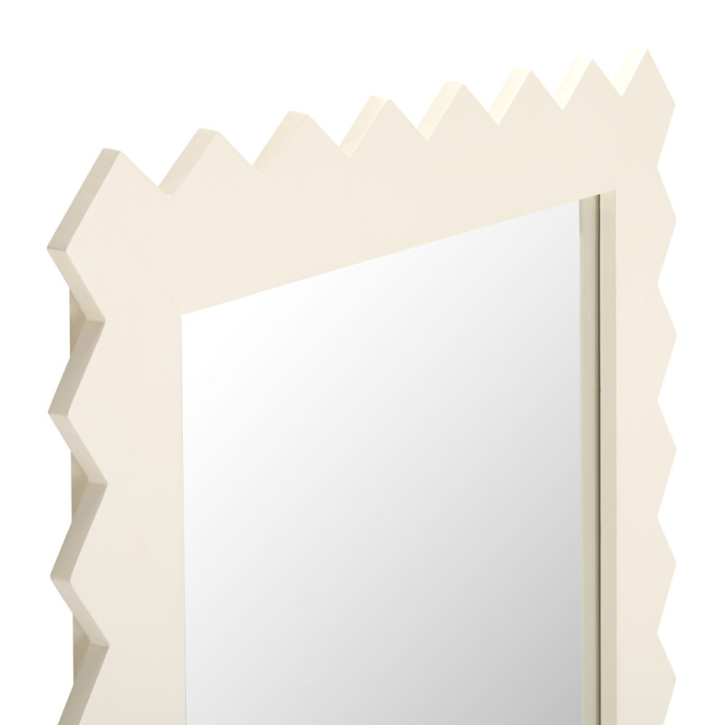 Miroir décoratif Nell, Blanc