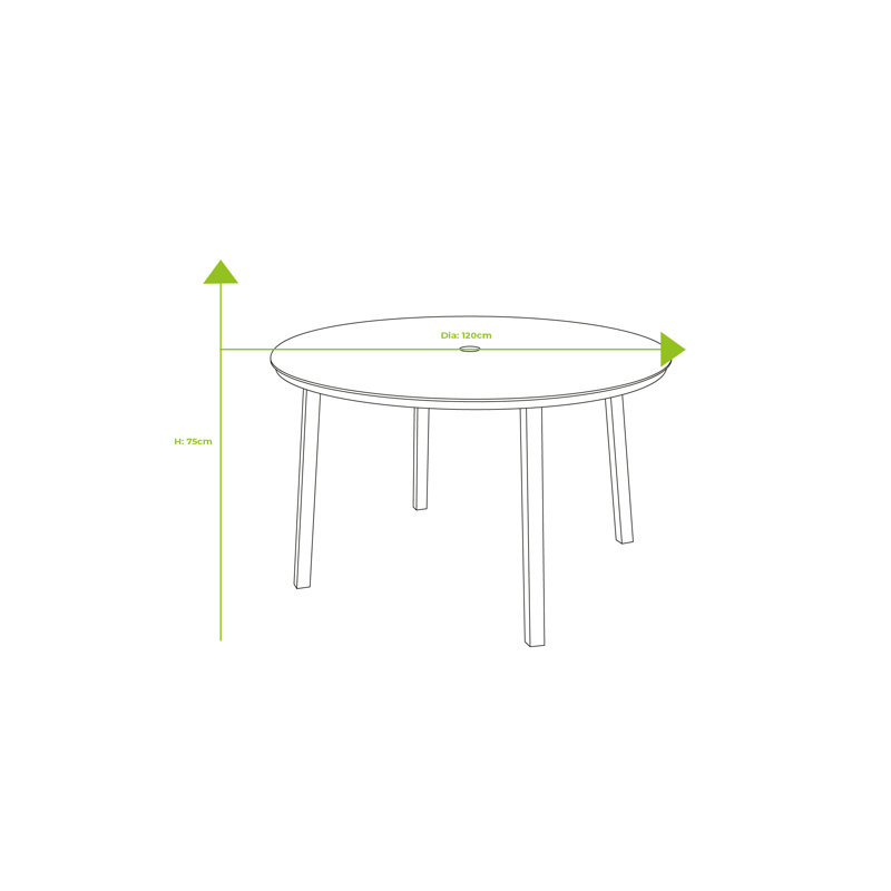 Vienna Reclining 4 Seat Round Set