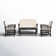 Delosreyes Acacia 4 - Person Patio Conversation Sets with Cushions