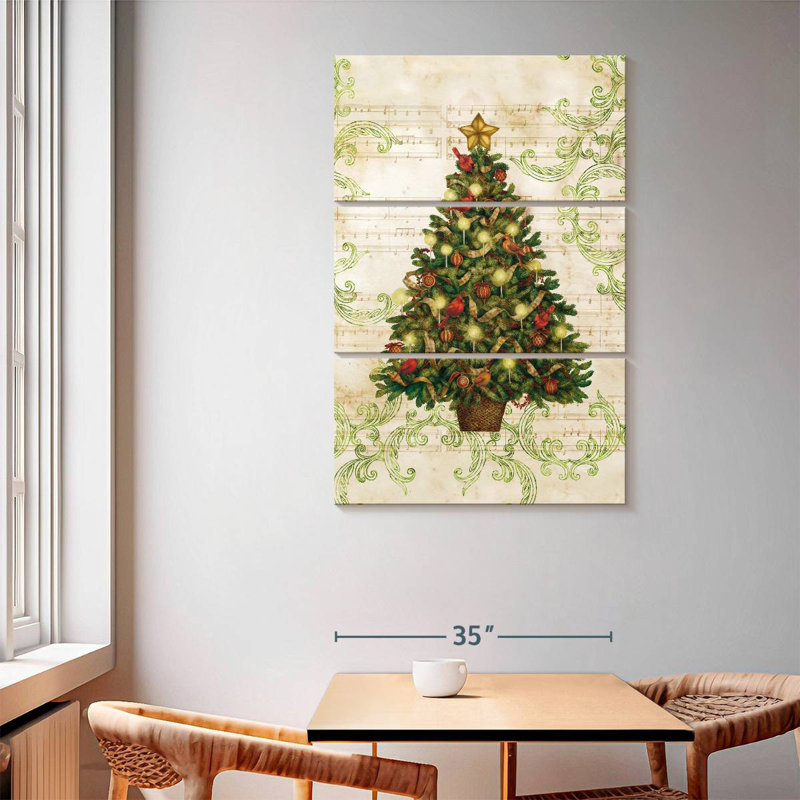 Lelend Christmas Past Tree, 65" H x 42" W