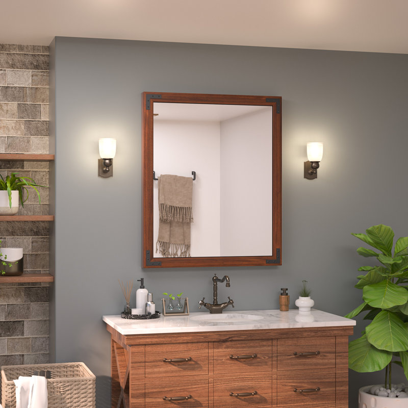 Miroir Gwenneth, 30 po x 40 po, Brun