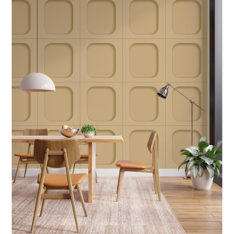 Imitation Group Sloane Panel Wallpaper, Honey