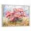 Doylene pivoines dans le champ d'herbe de blé III - pivoines, art mural-259964642-259964645-259964644