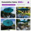 Parasol en porte-à-faux 132 po bleu-97430020