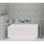 Evon 1" x 4" Natural Stone Mosaic Sheet Kitchen Backsplash, Bathroom, Shower, Pool, Wall and Floor Tile