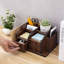 Wood Desk Organiser with Drawers