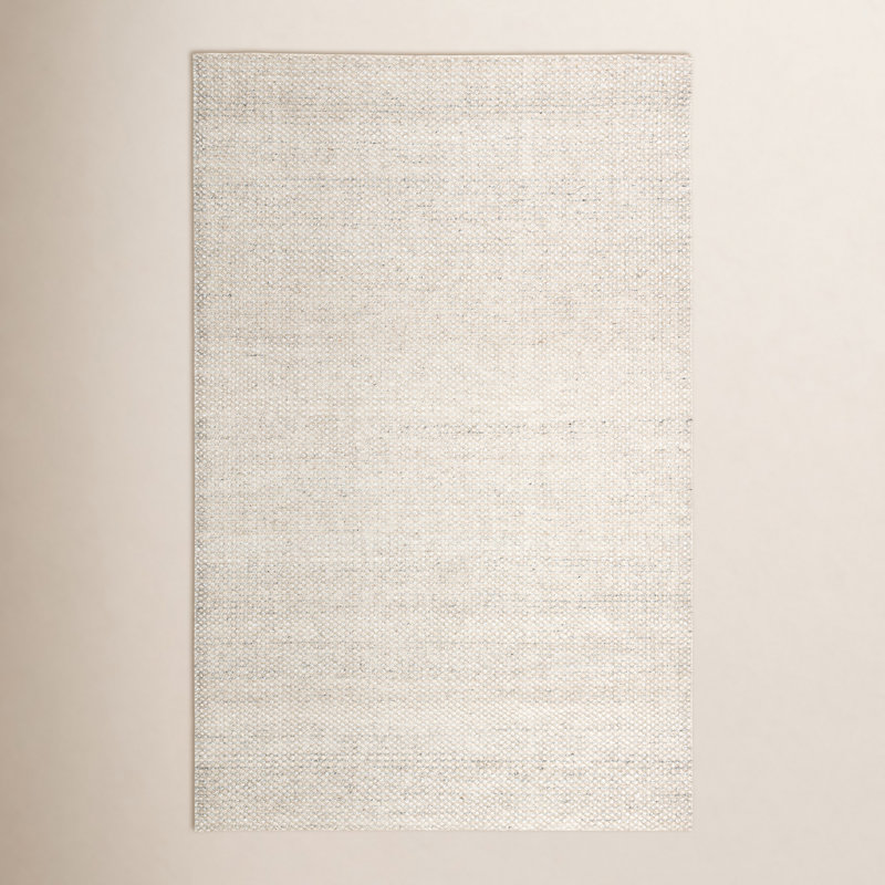 Brhynn fait à la main ivoire Dhurrie, Rectangle 10 pi x 14 pi