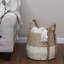 Armadi Two Tone Wicker Basket with Handles-608089933