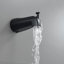 Système de douche mural avec bec de baignoire, robinet de douche à poignée simple, ensemble de garniture de douche en laiton avec valve brute