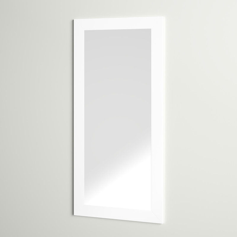 Miroir pleine longueur Neilsen, 66 po x 31 po, Blanc