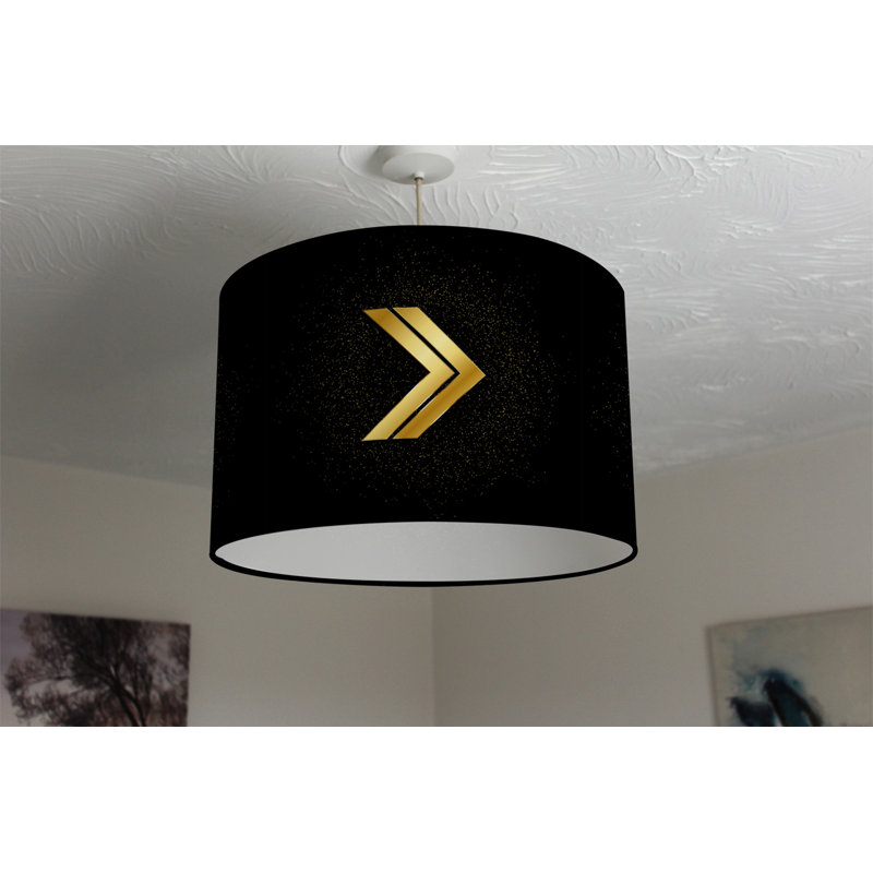 Drum Cotton Lamp Shade ( Screw On ), 22cm H x 25cm W x 25cm D
