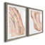 Rose Quartz I encadré mat - prêt à accrocher-978766872-978767329