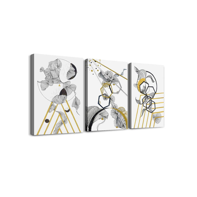3 Piece Wrapped Canvas Set