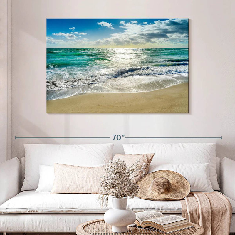 Silent Gillard Waves Hollywood Florida, 32" H x 48" W