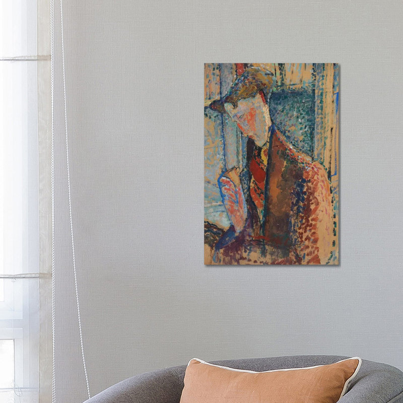 Reverie, 1914 by Amedeo Modigliani - Wrapped Canvas Painting, 66.04 cm H x 45.72 cm W