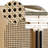 Modern Burlywood Solid Wood Sideboard