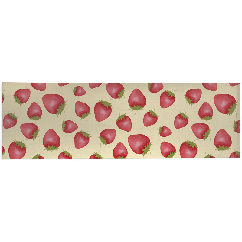 Tapis d'extérieur Summer Strawberries, Tapis de couloir 2 pi 6 po x 8 pi