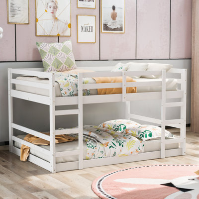 Full Over Full Bunk Bed With Ladder