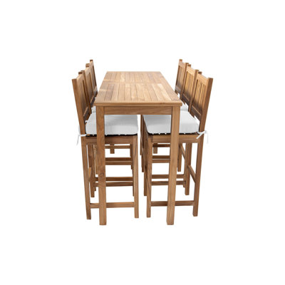 Huntington 6 - Person Solid Wood Solid Wood Top Four Leg Dining Set