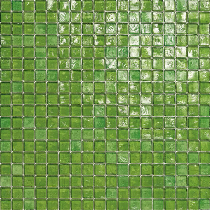 Spring 5/8" x 5/8" Glass Mosaic