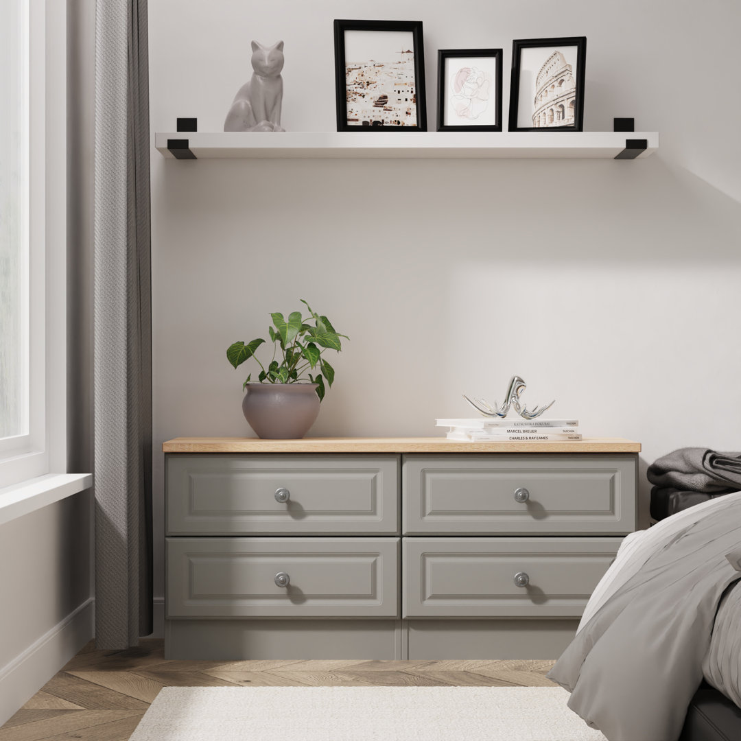 110cm W 4 - Drawer Chest of Drawers